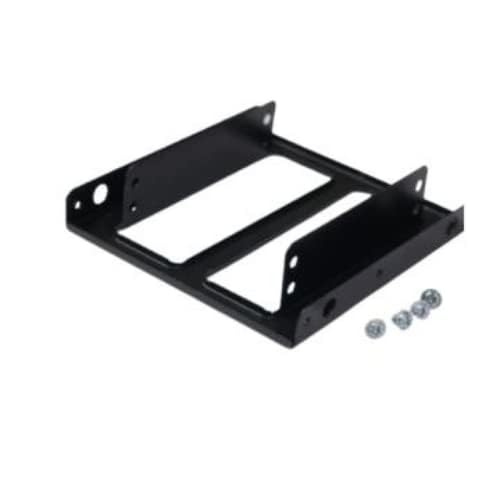 SSD Mounting Bracket for Desktop | 2.5" SSD / HDD to 3.5" | Black Metal Stand