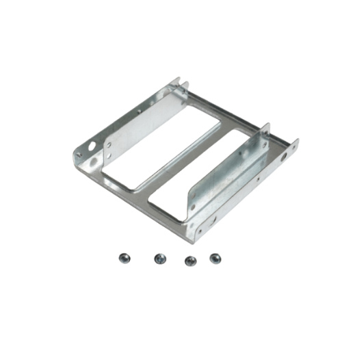SSD Mounting Bracket for Desktop | 2.5" SSD / HDD to 3.5" | Silver Metal Stand
