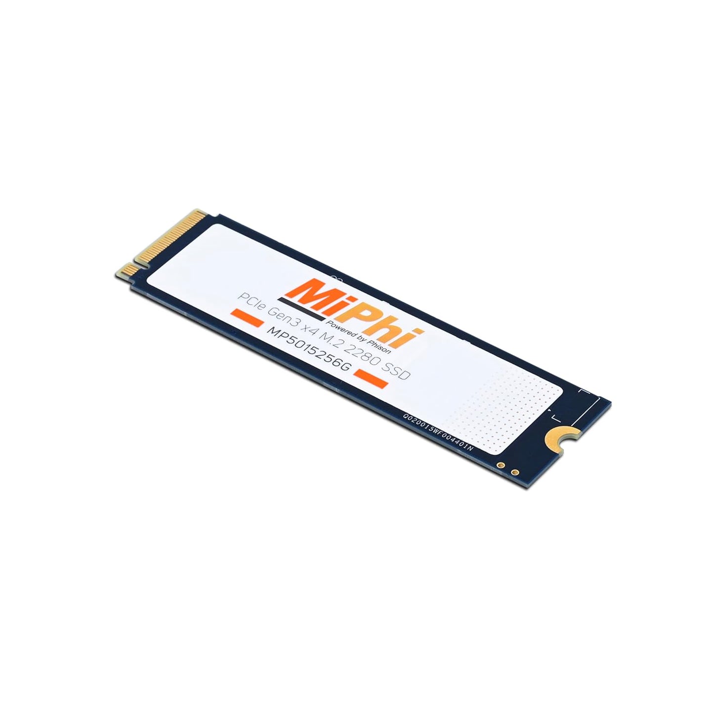 MiPhi MP300G3 256GB NVMe PCIe Gen3x4 M.2 2280 SSD (1-Cut)