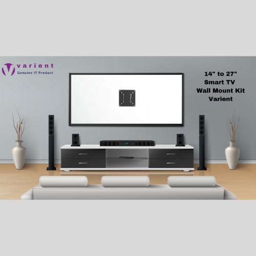 Universal Heavy Duty Wall Mount Bracket for 14–27 Inch LED/HD/Smart TVs | Fixed VESA Stand Kit