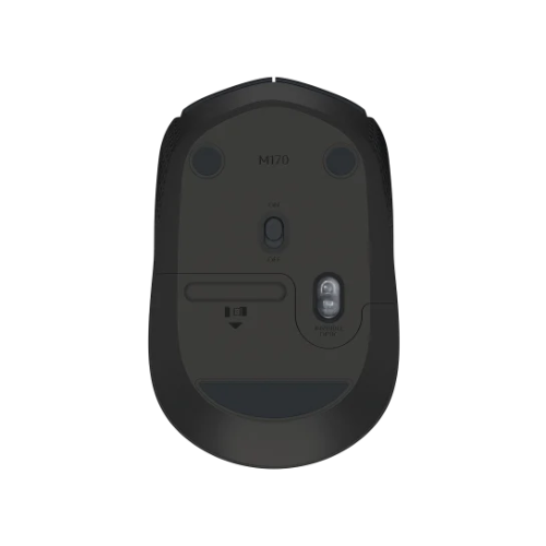 Logitech M170 Wireless Mouse | 2.4 GHz with USB Receiver | 1000 DPI Optical Tracking | 12-Month Battery | Ambidextrous | PC/Mac/Laptop