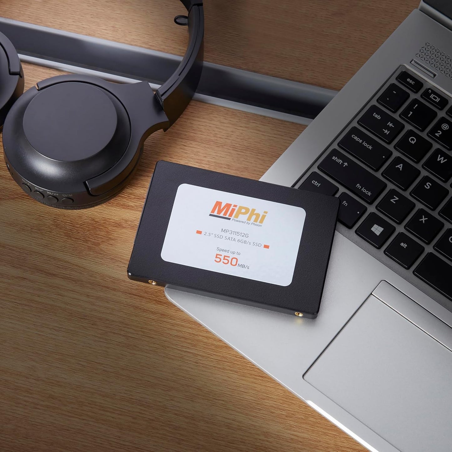 MiPhi MP100 512GB SATA SSD 2.5 Inch – High-Speed 3D TLC Internal Solid State Drive