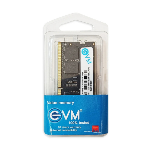 32GB DDR4 Laptop RAM 3200MHz EVM – High-Performance Memory for Gaming, Office & Creative Work | Low Voltage | 10 Years Warranty (EVMT32G3200S88P)