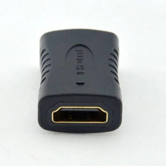Ranz HDMI Female to Female Connector | Coupler Joiner Gender Changer Extender (Black)