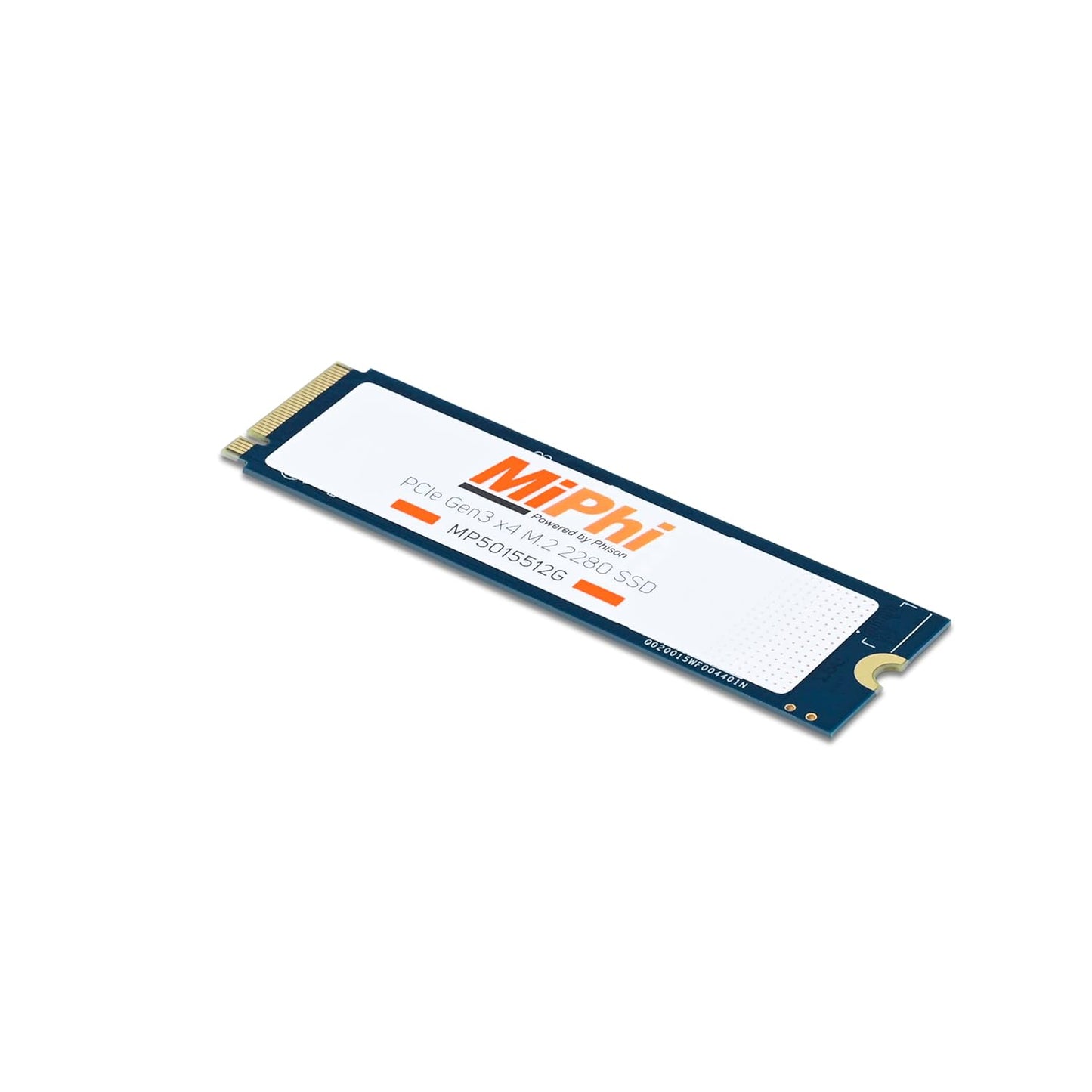 MiPhi MP300G3 512GB NVMe PCIe Gen3x4 M.2 2280 SSD (1-Cut)