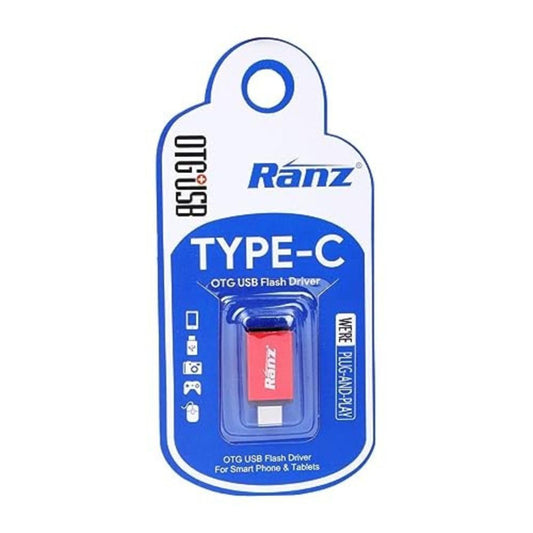 Ranz Type-C OTG Connector  Male to USB A 3.0 Female | High-Speed Data Transfer Adapter for Smartphones, Tablets & Laptops