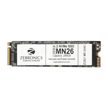 256GB NVMe PCIe Gen3x4 M.2 2280 ZEB-MN26 Zebronics SSD (1-Cut)
