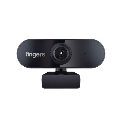 FINGERS 720 Hi-Res HD Webcam with 720p Wide Angle Lens & Built-in Microphone for PC, Desktop & Laptop – HD Video Calling & Recording (1280 × 720 Pixels)