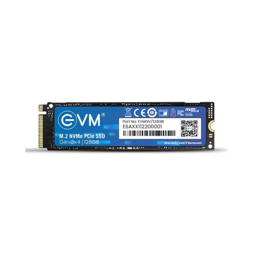 128GB M.2 2280 NVMe PCIe Gen 3×4 EVM SSD (1-Cut) | Up to 1800MB/s Read & 700MB/s Write | 3D TLC NAND | Ultra-Compact High-Speed Storage
