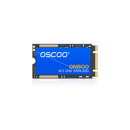 128GB M.2 2242 SATA ON800 Oscoo SSD (2-Cut) | 550MB/s Read, 520MB/s Write | 3D NAND Compact SSD