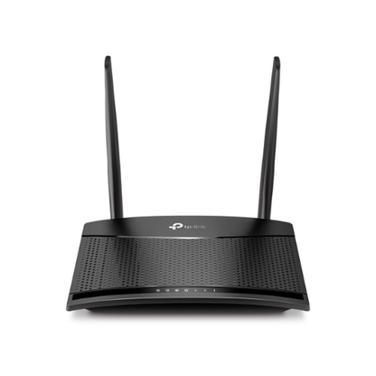 TP-Link TL-MR100 300Mbps Wireless N 4G LTE Wi-Fi Router (Black) – Nano SIM Slot, Dual Antennas, Parental Control, Guest Network