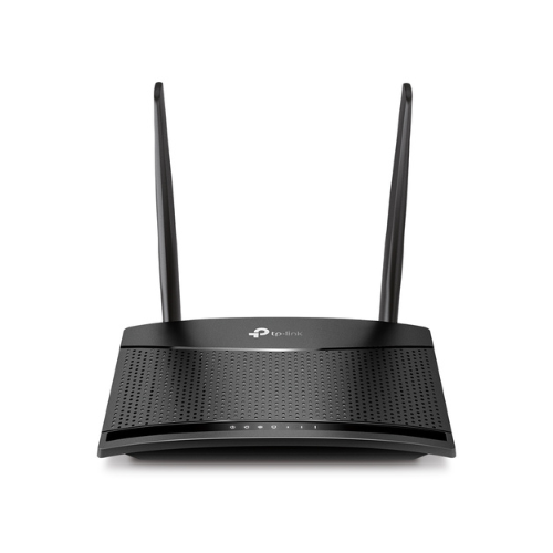 TP-Link TL-MR100 300Mbps Wireless N 4G LTE Wi-Fi Router (Black) – Nano SIM Slot, Dual Antennas, Parental Control, Guest Network