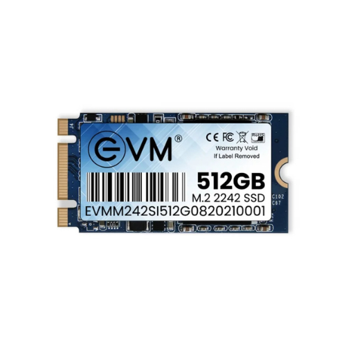 512GB M.2 2242 SATA III Internal SSD EVM (2-Cut) – 520MB/s Read | 460MB/s Write | 3D NAND | Ultra-Compact, High-Performance Storage