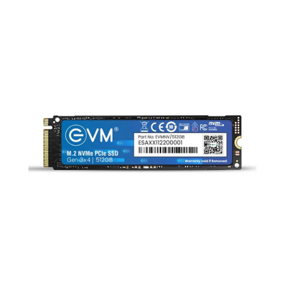 512GB M.2 2280 NVMe PCIe Gen 3×4 EVM SSD (1-Cut) | Up to 3500MB/s Read & 2800MB/s Write | 3D TLC NAND | Ultra-Compact High-Speed Storage