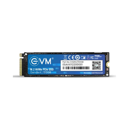 512GB M.2 2280 NVMe PCIe Gen 3×4 EVM SSD (1-Cut) | Up to 3500MB/s Read & 2800MB/s Write | 3D TLC NAND | Ultra-Compact High-Speed Storage