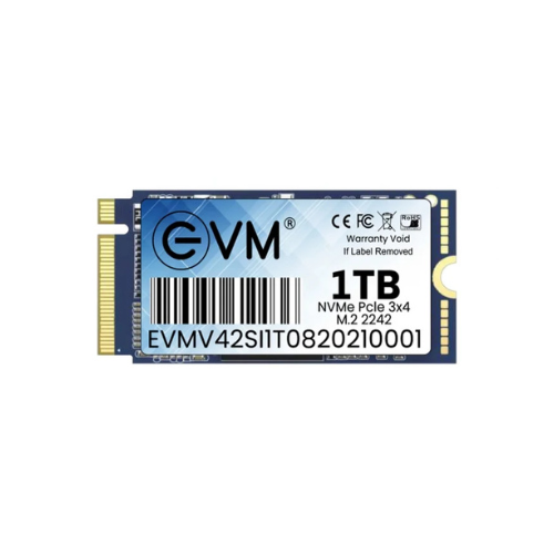 1TB M.2 2242 PCIe Gen 3×4 NVMe 2242 SSD EVM (1-Cut) – 2100MB/s Read | 1900MB/s Write | 3D TLC NAND | Ultra-Compact High-Speed Drive
