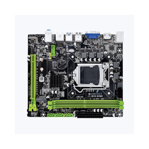 Zebronics Zeb H310-NVMe Motherboard | Intel H310 Chipset | LGA 1151 | DDR4 | NVMe M.2 Slot | 8th & 9th Gen CPU Support
