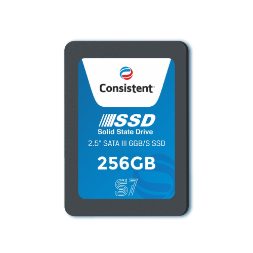 256GB Consistent 2.5 Inch SATA III Internal SSD | 550MB/s Read | 500MB/s Write | 5 Year Warranty Solid State Drive