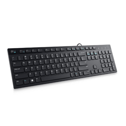 Dell KB216 Wired Multimedia Keyboard – Full-Size USB Keyboard with Chiclet Keys, Spill-Resistant Design & Multimedia Hotkeys