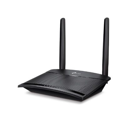TP-Link TL-MR100 300Mbps Wireless N 4G LTE Wi-Fi Router (Black) – Nano SIM Slot, Dual Antennas, Parental Control, Guest Network