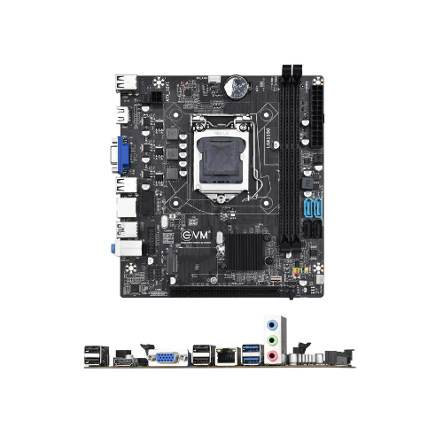 EVM H81JEL DDR3 Motherboard with NVMe Slot | Intel H81 Chipset | LGA1150 | Supports Core i3/i5/i7 & E3-V3 CPUs
