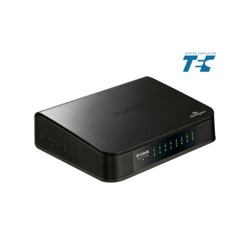 16-Port D-Link Unmanaged Network Switch DES-1016A | 10/100 Mbps Fast Ethernet Ports | Green Technology, Energy Efficient, Plug & Play