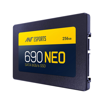 256GB Ant Esports 690 Neo 2.5 Inch SATA Internal SSD | Up to 500MB/s Read | 3D TLC NAND | High-Speed Solid State Drive for Laptop & Desktop | 3-Year Warranty