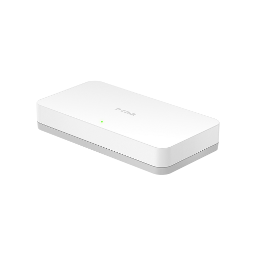 8-Port D-Link Unmanaged Gigabit Network Switch DGS-1008A | 10/100/1000 Mbps Gigabit Ethernet LAN Ports | Energy-Efficient, Compact Design, Plug & Play High-Speed Networking