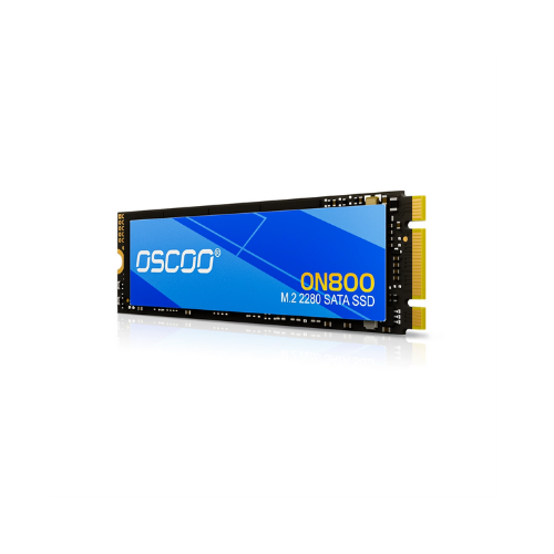 128Gb M.2 2280 SATA ON800 Oscoo SSD (2-Cut) | 550MB/s Read | 520MB/s Write | 3D NAND Flash | Ultra-Slim High-Speed SSD