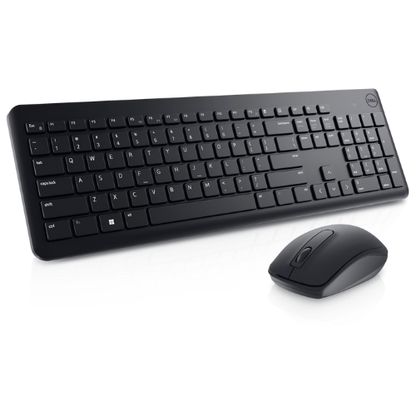 Dell KM3322W USB Wireless Keyboard and Mouse Combo | 2.4GHz | Anti-Fade & Spill-Resistant Keys | 36-Month Battery Life | 3-Year Advance Exchange Warranty – Black