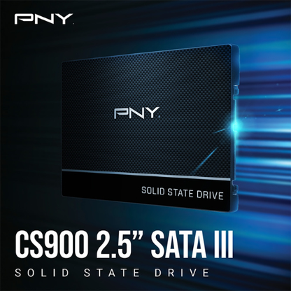 500GB PNY CS900 SATA 2.5-inch SSD | Up to 550MB/s Read | Internal Solid State Drive