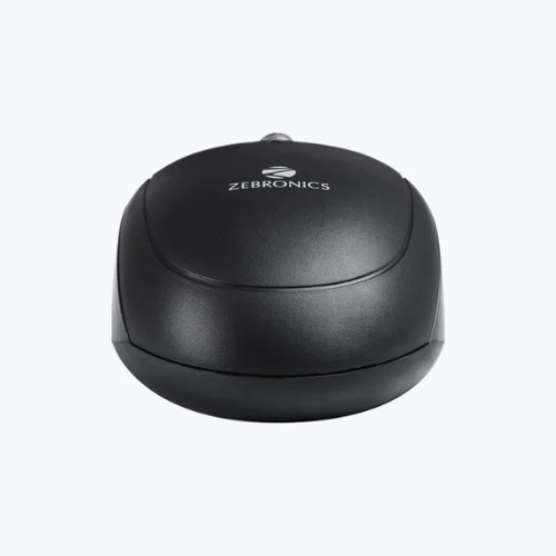 Zebronics Zeb-Rise Wired USB Optical Mouse | 1200 DPI | High Precision | 3 Buttons | 1.2m Cable | Plug & Play – Black