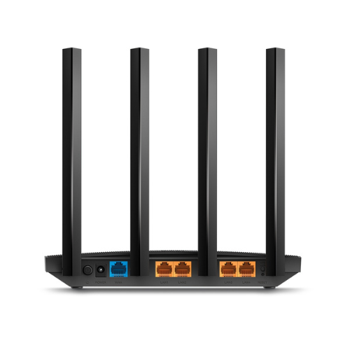 TP-Link Archer C6 AC1200 Dual Band Wi-Fi Router | 867 Mbps 5GHz + 400 Mbps 2.4GHz | MU-MIMO | Gigabit Ports | Access Point Mode