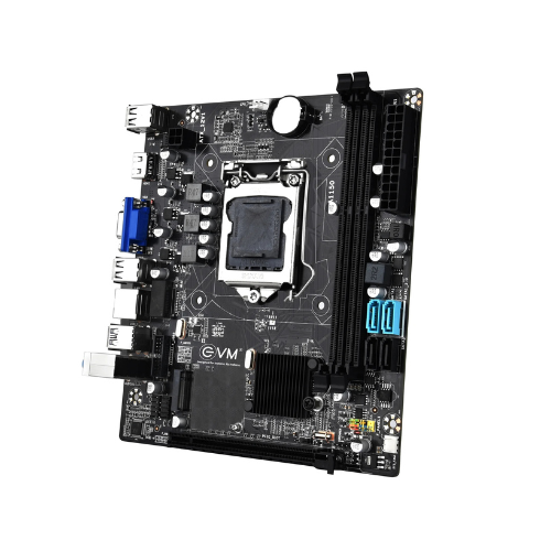 EVM H81JEL DDR3 Motherboard with NVMe Slot | Intel H81 Chipset | LGA1150 | Supports Core i3/i5/i7 & E3-V3 CPUs