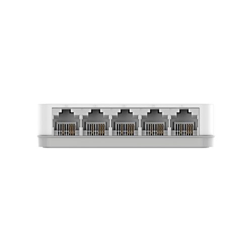 5-Port D-Link Unmanaged Network Switch DES-1005C | 10/100 Mbps LAN Ports | Plug & Play, Energy Efficient, Compact Design
