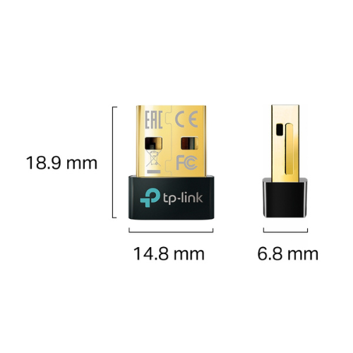 TP-Link UB500 Bluetooth 5.3 Nano USB Adapter for PC & Laptop | Wireless Dongle for Mouse, Keyboard, Headset & Controllers