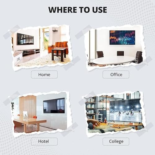 Universal Heavy Duty Wall Mount Bracket for 14–27 Inch LED/HD/Smart TVs | Fixed VESA Stand Kit