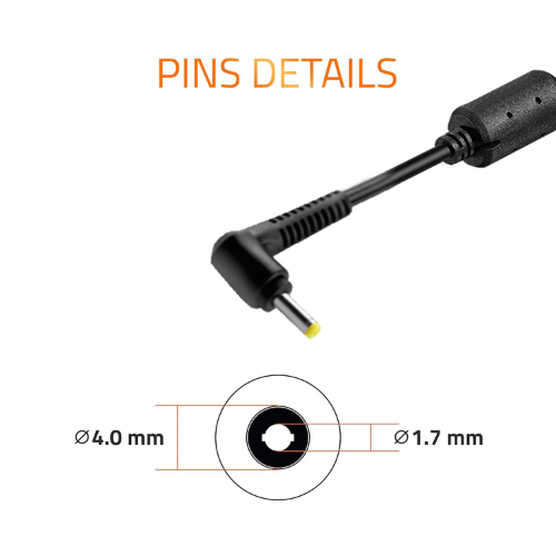 Artis AR0504 (N) 65W Laptop Charger for Lenovo Laptop | 20V 3.25A | 4.0mm × 1.7mm Pin