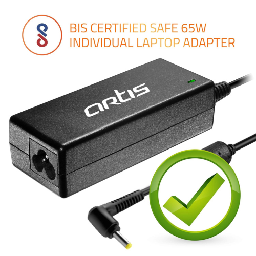 Artis AR0504 (N) 65W Laptop Charger for Lenovo Laptop | 20V 3.25A | 4.0mm × 1.7mm Pin
