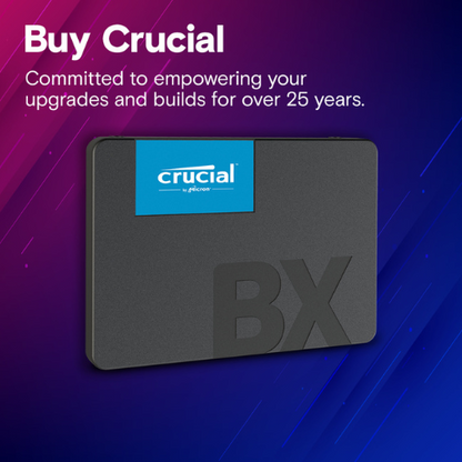 Crucial BX500 2TB 3D NAND SATA 2.5-inch SSD | CT2000BX500SSD1 | Up to 540MB/s