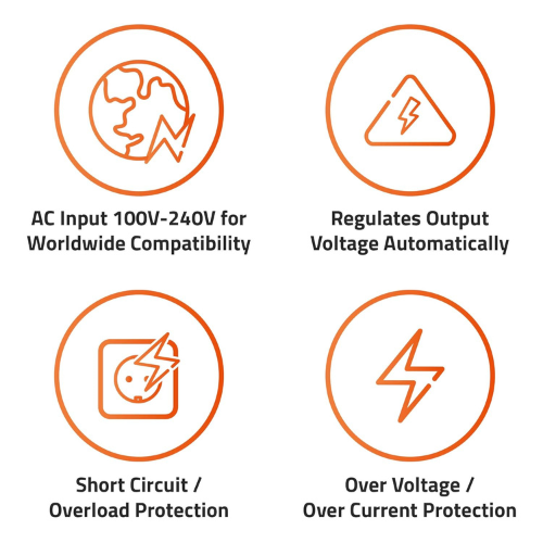 Artis AR0502 (B) 65W Laptop Charger for HP Laptop | 18.5V 3.5A | 4.5mm × 3.0mm Pin