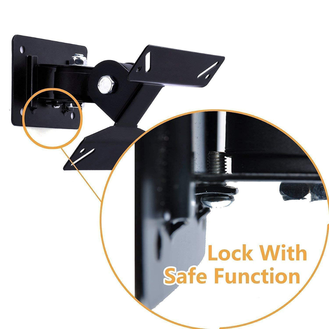 Rotatable Wall Mount Stand for TV / LED and Monitor – Full Motion, Tilt &amp; Swivel, VESA Compatible, Bracket for 14-32 Inch Screens