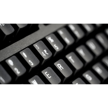 TVS Electronics Gold Prime Mechanical Wired Keyboard | Dustproof Mechanical Key Switches | 50 Million Keystrokes | 1.5M USB Cable | USB Gold Keyboard (Black)