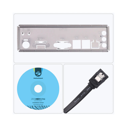 Zebronics Zeb H61NVMe Motherboard | Intel H61/H67 Chipset | LGA 1155 | DDR3 | NVMe M.2 Slot | Micro-ATX