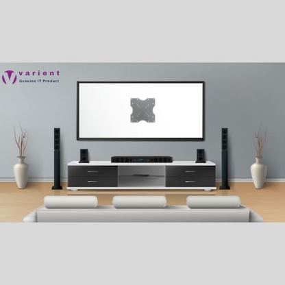 Universal VESA Mount Plate 200x200mm – Converts 50x50mm, 75x75mm, 100x100mm, 200x200mm | Steel TV & Monitor Mount Extension-Black