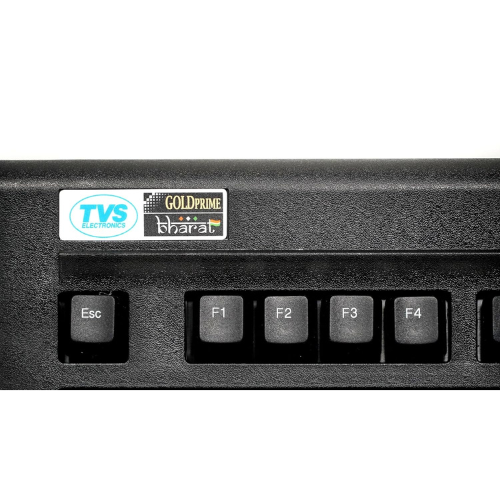 TVS Electronics Gold Prime Mechanical Wired Keyboard | Dustproof Mechanical Key Switches | 50 Million Keystrokes | 1.5M USB Cable | USB Gold Keyboard (Black)