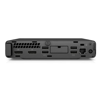 Refurbished HP ProDesk 800 G4 Tiny PC | Intel Core i3 9th Gen | 8GB DDR4 | 240GB NVMe SSD | DP + VGA | Wi-Fi
