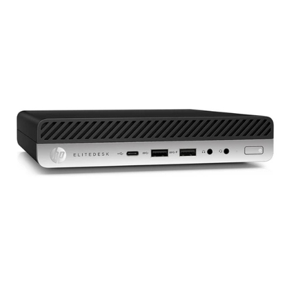 Refurbished HP ProDesk 800 G4 Tiny PC | Intel Core i3 9th Gen | 8GB DDR4 | 240GB NVMe SSD | DP + VGA | Wi-Fi