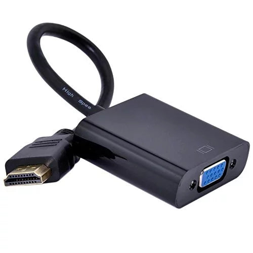 Ranz HDMI to VGA Adapter Cable | HDMI Male to VGA Female Converter | Full HD 1080p | Plug & Play