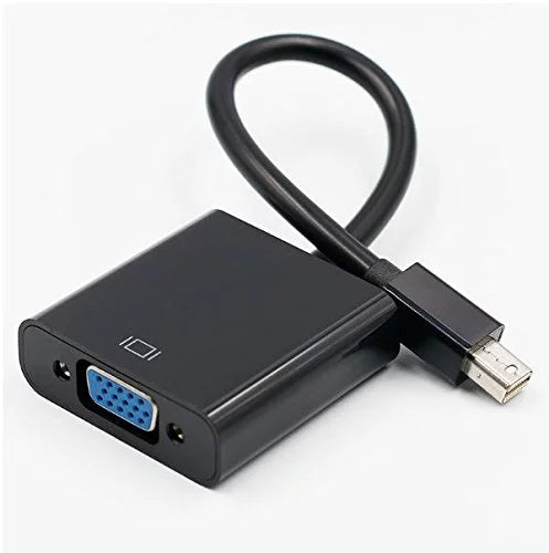 Ranz Mini DisplayPort (Thunderbolt) to VGA Adapter | Full HD 1080p Converter | Gold-Plated Connectors | Plug & Play